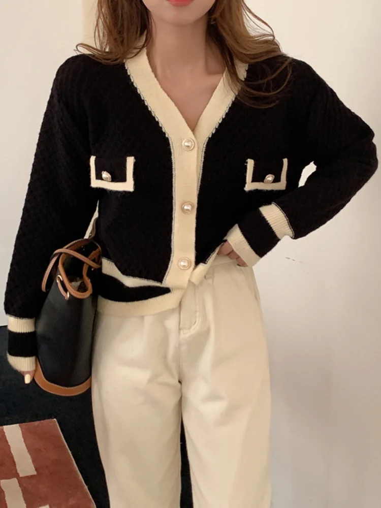 

Unif Cardigan Autumn Loose Design Sense Long Sleeve Sweater Cardigan Jacket Sweater Women's Jacket Fashion Tops