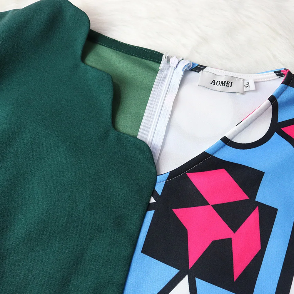 

Dress 2020 New Style Round Neck Moderate Pullover Long Sleeve Straight Mid-Calf Moderate Fashion Office Lady