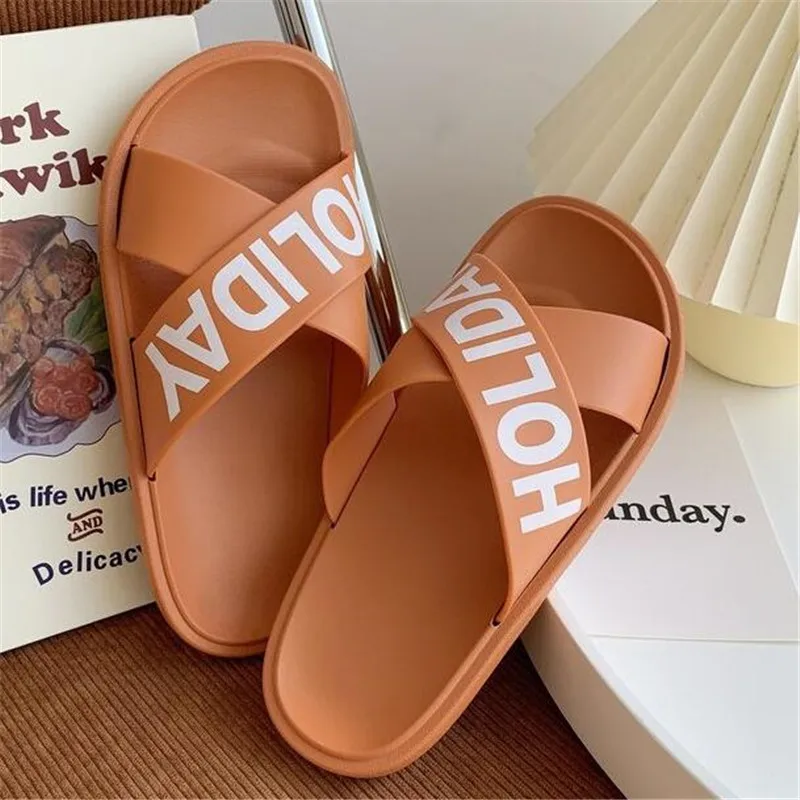

Non-slip flat bottom womens slides 2021 summer new women's sandals fashion platform slippers women shoes casual women's slipper
