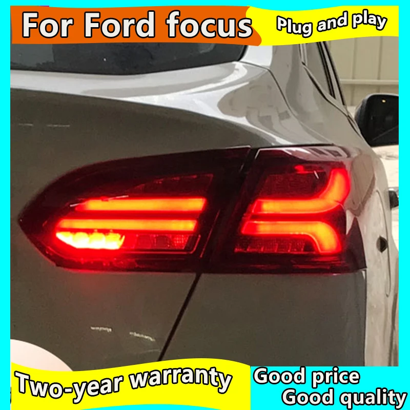 Автомобильный Стайлинг для Ford Focus задние фонари 2015 2018 Sedan светодиодный ная задняя