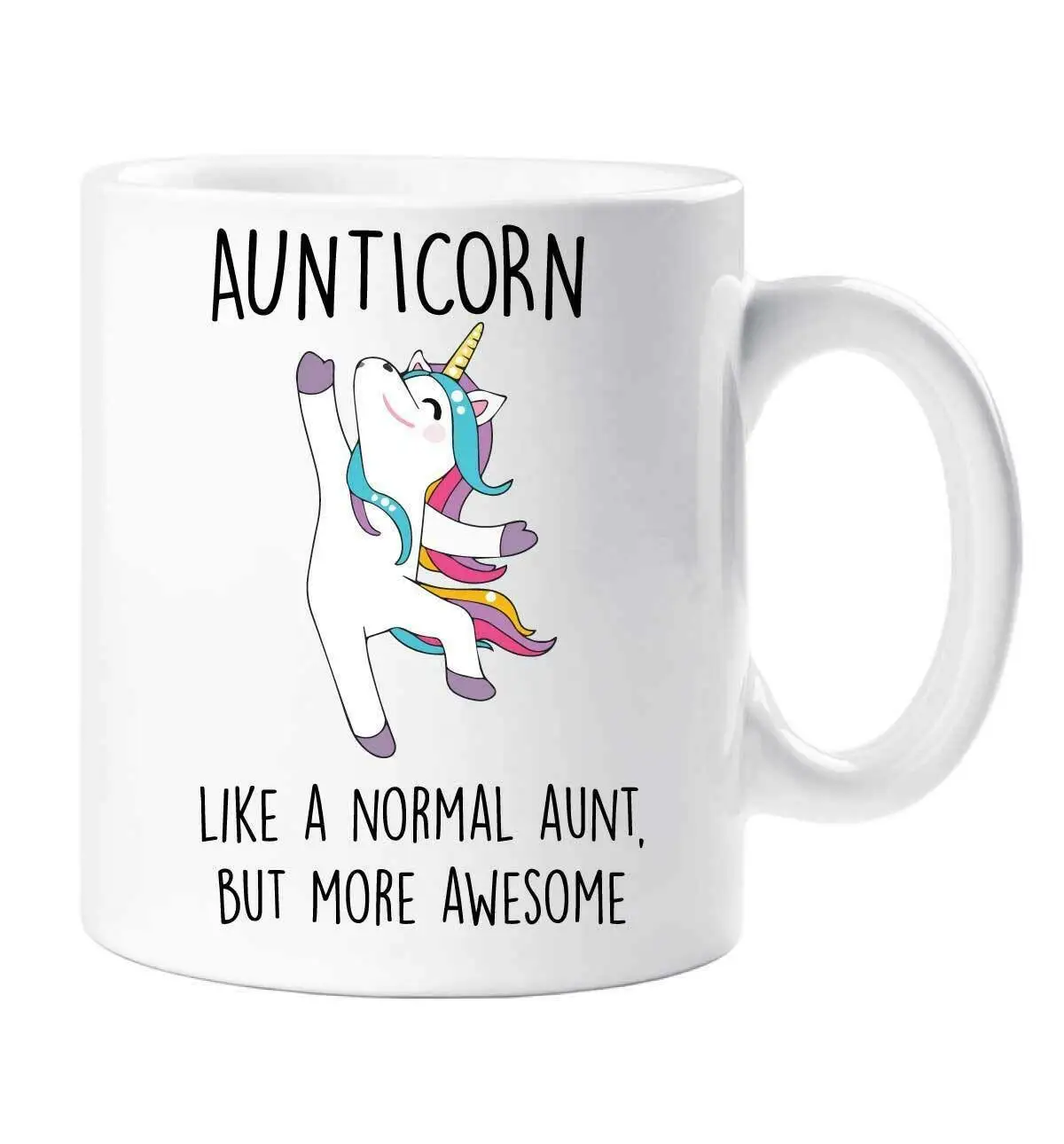 Aunticorn Aunt Unicorn Mug Cute New Gifts 11oz Ceramic | Дом и сад