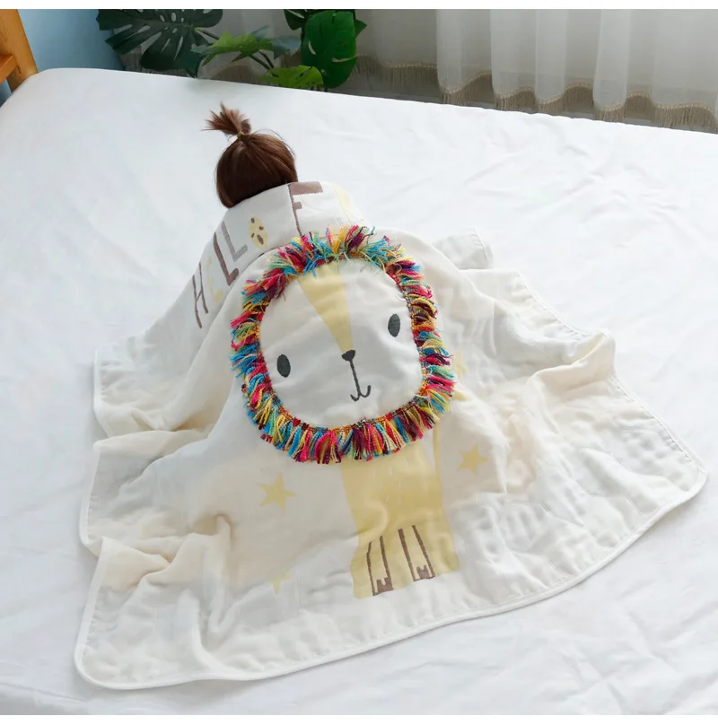 Mantas de muselina para beb&eacute; reci&eacute;n nacido, envoltura suave y org&aacute;nica, para cochecito de beb&eacute;, ropa de cama-1