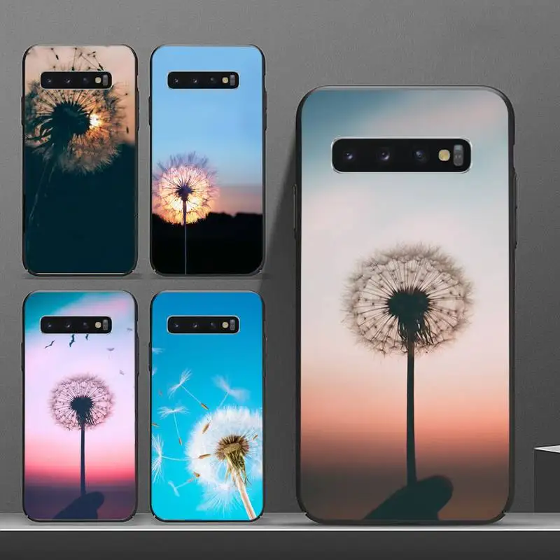 

Dandelion flying flower Phone Case For Samsung galaxy S 8 9 10 20 21 30 A 30 50 51 70 note 10 plus Ultra 5g