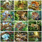 Evershine Алмазная мозаика леопард 5D DIY животные алмазная вышивка полная выкладка картина стразы распродажа декор для дома