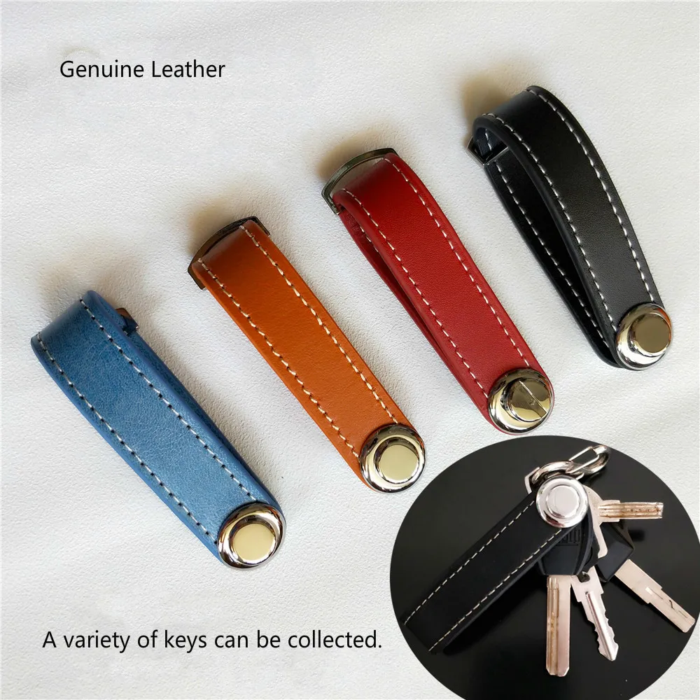 Автомобильный держатель на клипсе из воловьей кожи для повседневного