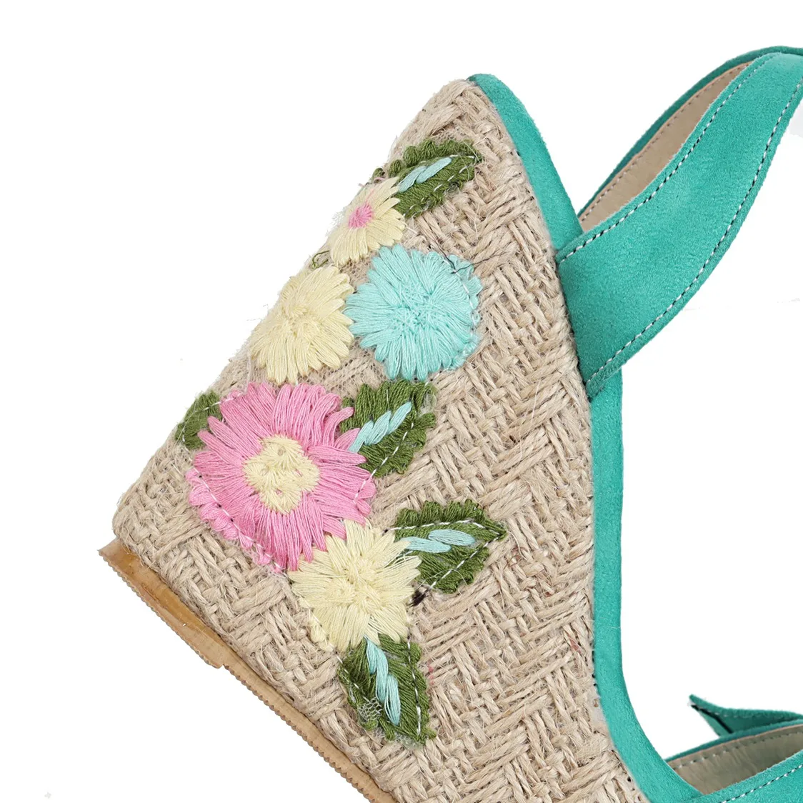 

Summer Women Shoes 2021 Bohemian Sandals Women Wedge Pumps Cross-tied High Heels Platform Zapatos Mujer big size 30-46