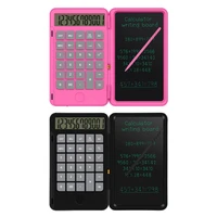 rechargeable basic calculator with 6 5 inch handy writing tablet electronic drawing pad for daily basic office