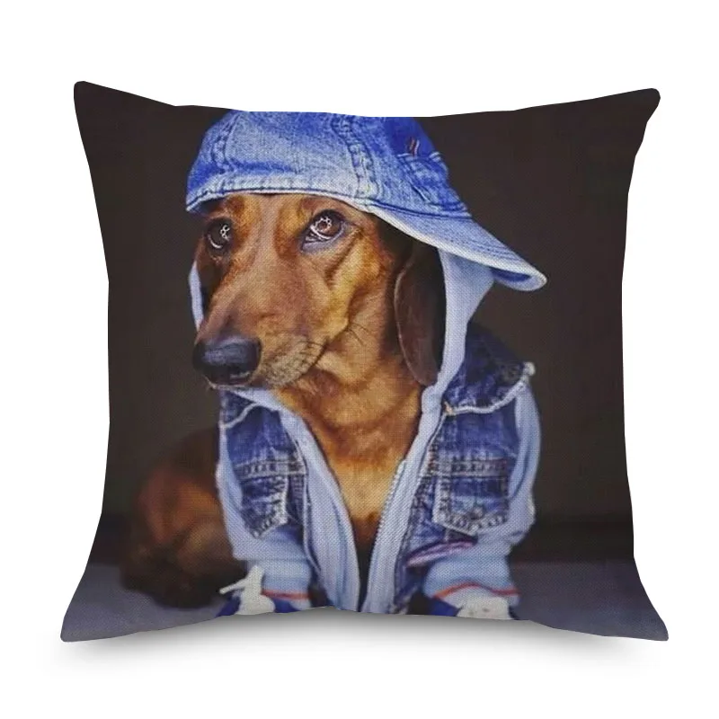 Наволочка для подушки Wiener Wars Dachshunds декоративная детская наволочка собаки