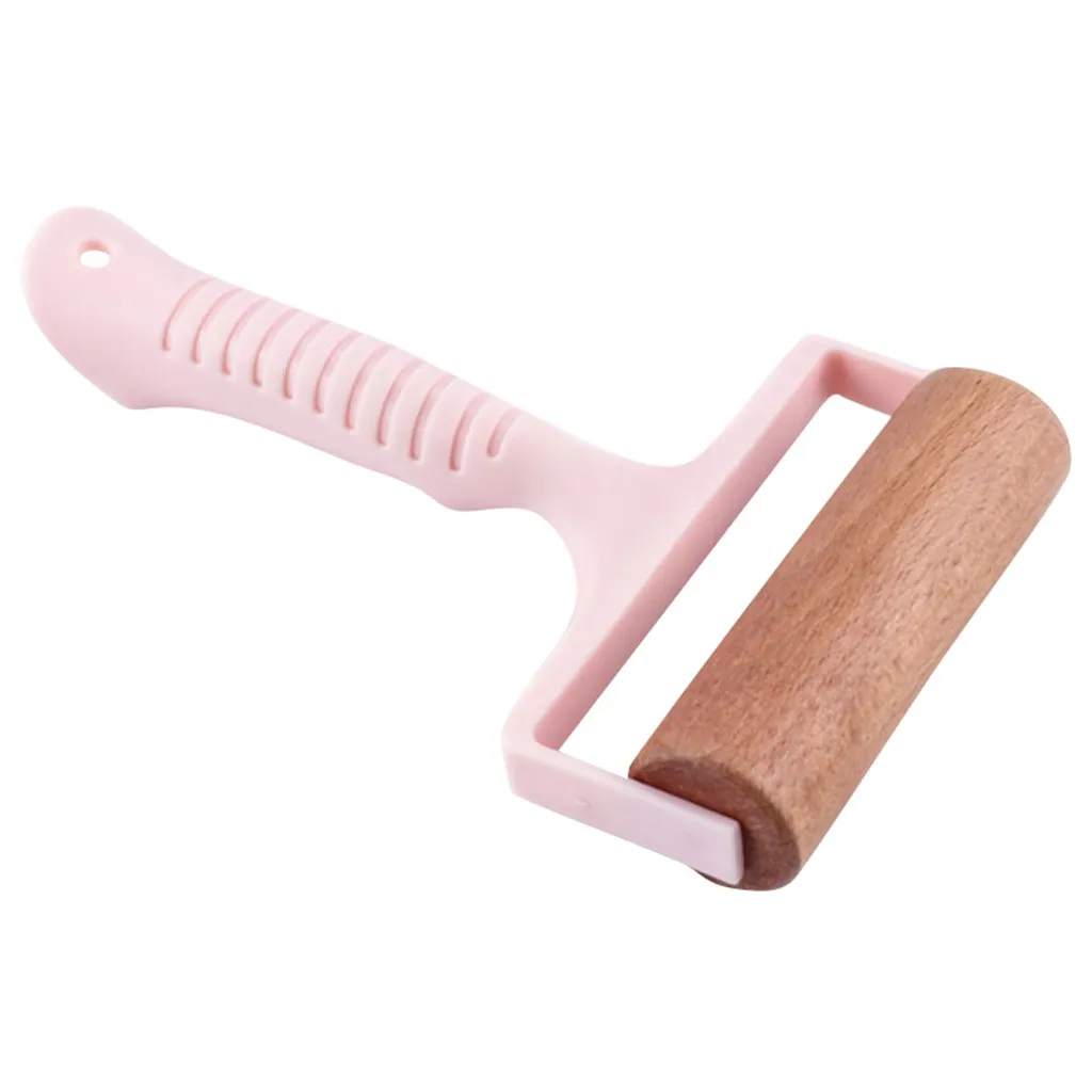 Дерева пиццы роликовый антипригарный деревянная скалка для домашней выпечки