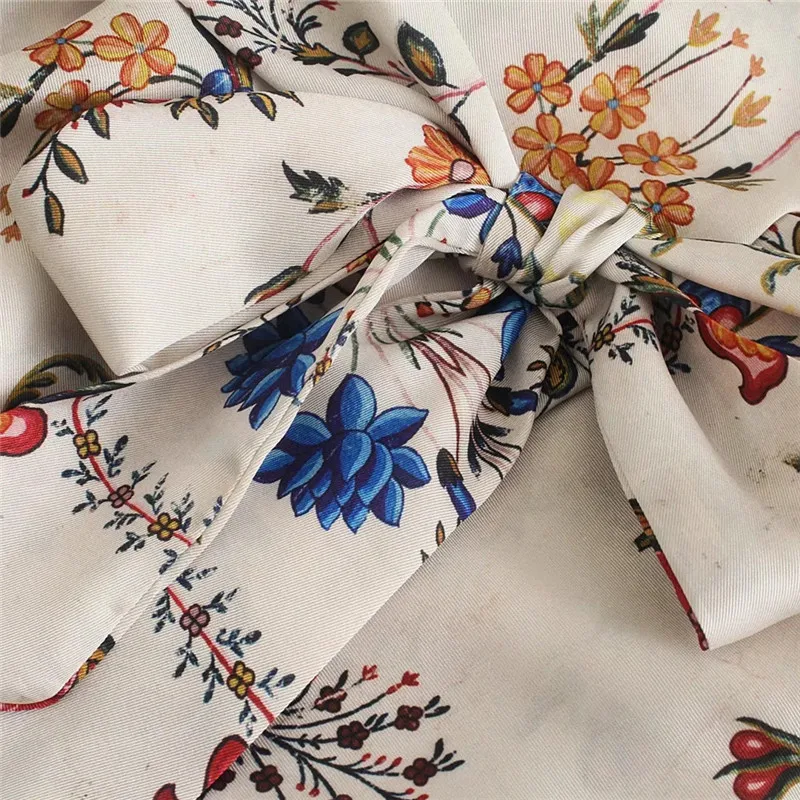 

NWOMN Kimono Women Blouse Za Print Long Woman Kimonos Summer 2021 Belt Long Sleeve Vintage Japanese Beach Kimono White Top