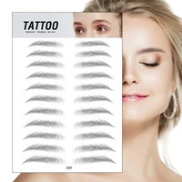 5 shee eyebrow tattoo stickers 6d imitation ecological eyebrow stickers waterproof natural simulation full set of lazy artifact