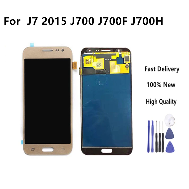 Высокое качество для samsung J7 2015 дисплей ЖК-дисплей + сенсорный экран дигитайзер