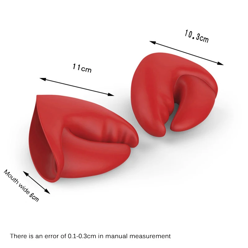

2 Fitted Kitchen Gloves Silica Lobster Pliers High Temperature Insulation Glove Baking Kitchen Gloves With Barbecue