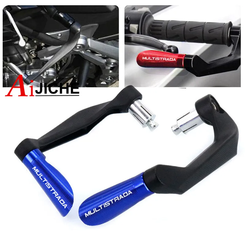

For Ducati Multistrada MTS 950 1100 1200 1200S 1200GT 1260 Motorcycle CNC Handlebar Grips Brake Clutch Levers Guard Protector