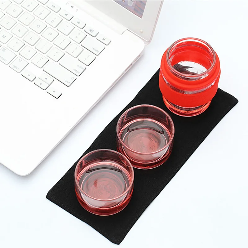 Новый дорожный чайный сервиз Кунг-фу горшок с портативным чехлом стеклянные