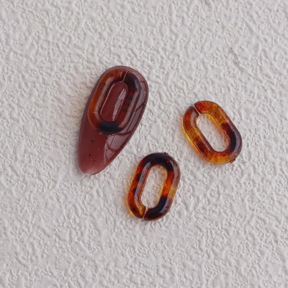 Новое летнее освежающее украшение для ногтей в стиле ретро тренд Янтарное