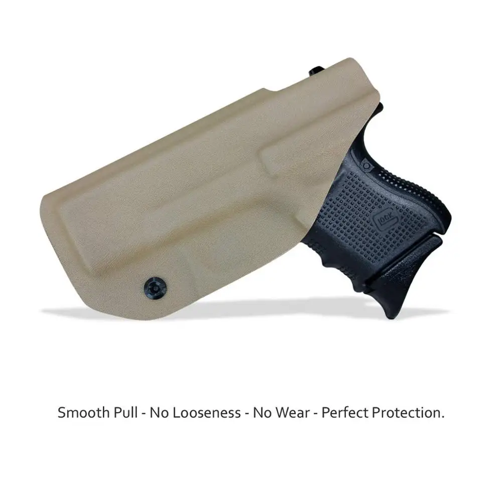 PoLe.Craft KYDEX кобура IWB Glock 26 27 33 пояс для переноски Скрытая чехол пистолета |