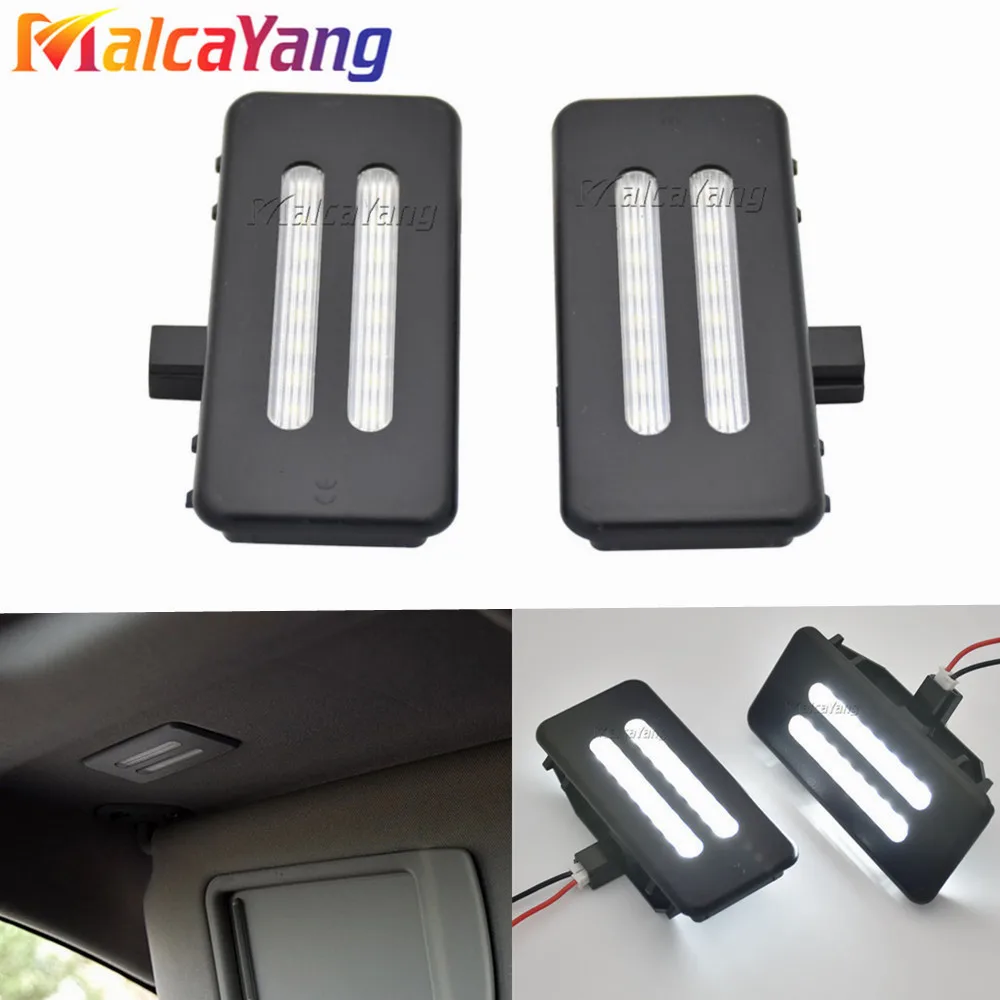 

Energy Saving LED Sun Visor Vanity Mirror Lamps For BMW X5 E70 X3 F25 E90 E91 E92 E60 E61 X6 E71 E72 X1 E84 6962014 Car Styling