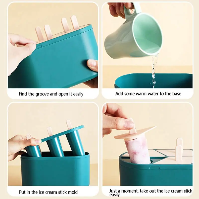 

Home Homemade Ice Mold Popsicle Mold Jelly Box Ice Mold