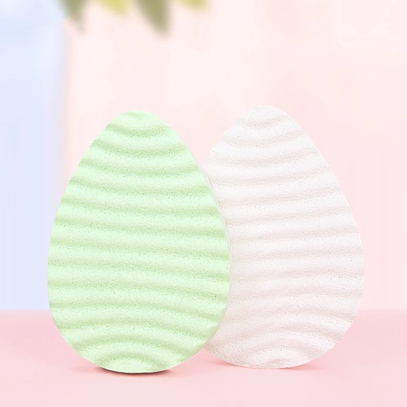 

1PCS 2 natural colors Konjac Sponge cosmetic puff sponge Face cleaning wash care powder makeup tools face cleanser tool