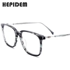Ацетатная оправа для очков для мужчин и женщин, квадратные очки по рецепту, винтажная оптическая оправа для близорукости, очки без винтов