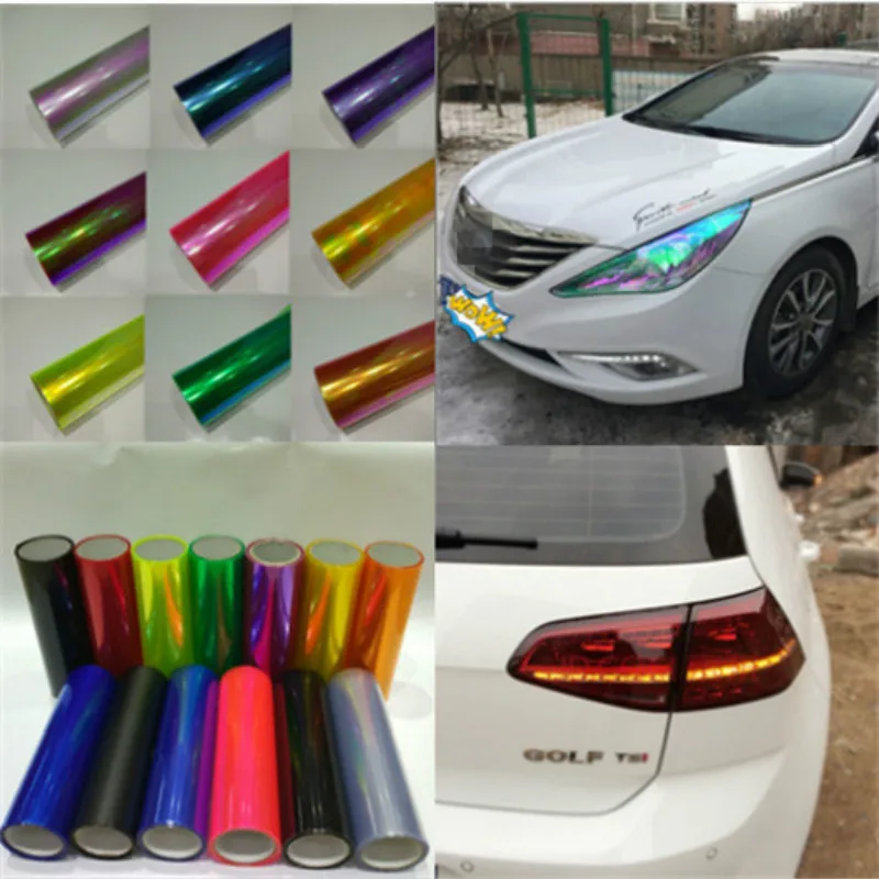 Автомобильная фара автомобильный Стайлинг Хамелеон Задний фонарь Виниловая