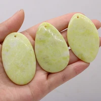 new style natural stone pendant irregular mustard stone pendant for jewelry making diy necklace bracelet earrings accessory