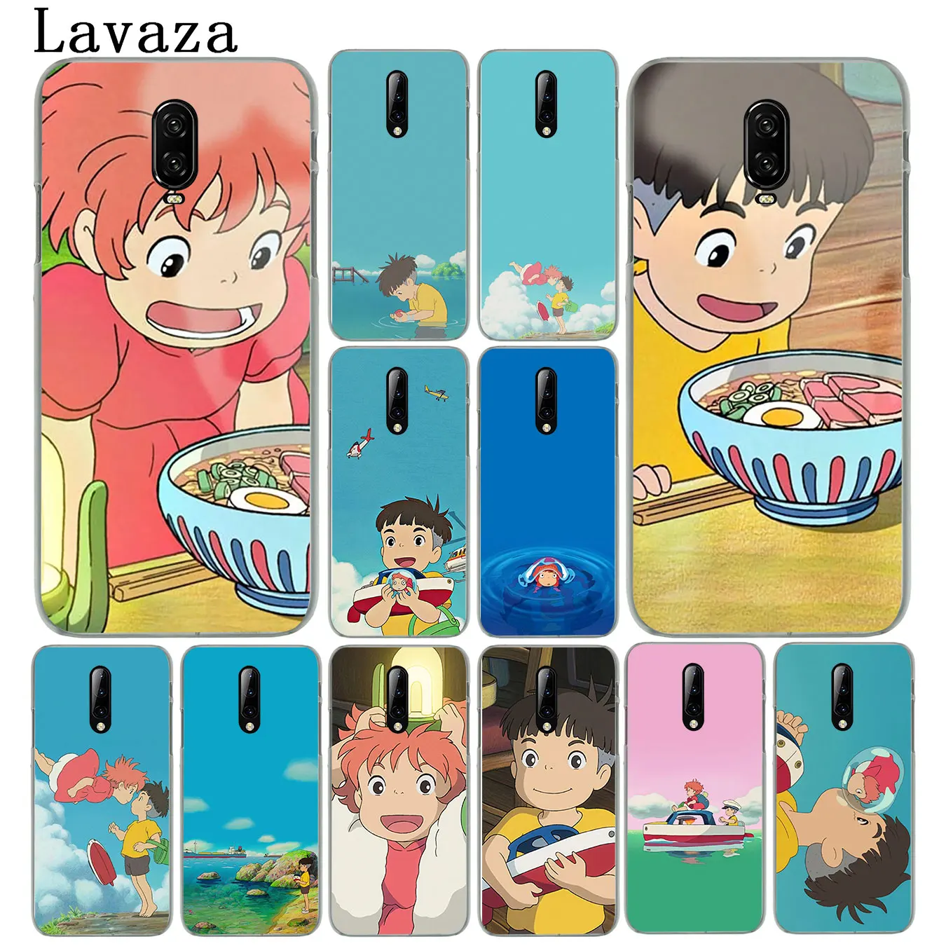 Ponyo on the Cliff жесткий пластиковый чехол для сотового телефона Oneplus 7 7T Pro 6 6T 5 5T 7Pro One