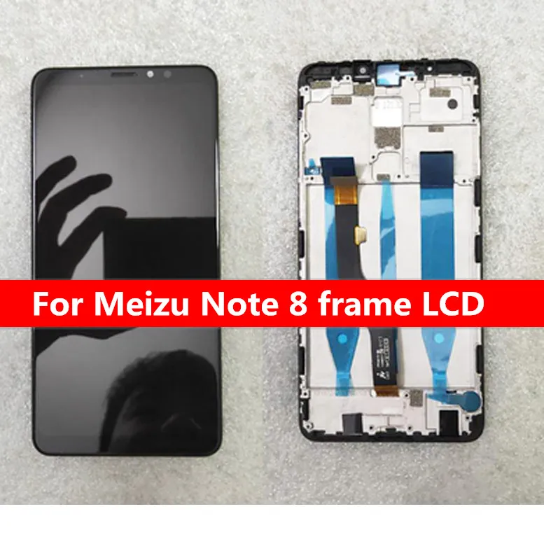 

For Meizu Note 8 M822 LCD Display +Digitizer Touch Screen Glass Replacement Parts For Meizu Note 9 M923 Display Screen+Frame