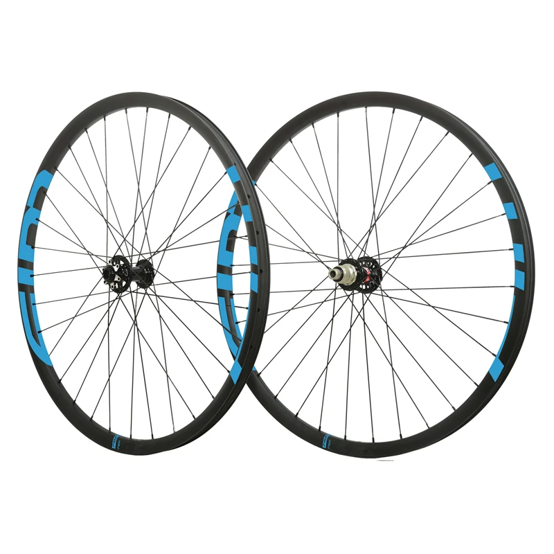 29er MTB XC Углеродные бескамерные колеса 27 ммм бескрюковые 25 мм Глубокие Прямые