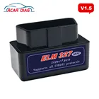 Автомобильный сканер Elm327 V 1,5 Elm 327 Bluetooth Obd2 V1.5 Android автомобильный диагностический инструмент Obd2 сканер Obdii лучше, чем V2.1