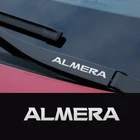 Металлическая Эмблема, автомобильные декоративные наклейки, светоотражающие наклейки на окна автомобиля для Nissan Almera G15 N16, Стайлинг автомобиля
