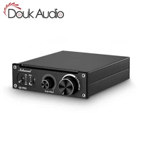 douk audio hi fi g2 subwoofer full frequency mini mono channel tpa3116 digital class d home audio power amplifier 100w 300w