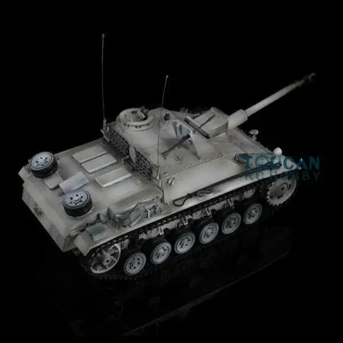 

US Stock 1/16 Heng Long German Stug III RC Tank Plastic 3868 TH00049-SMT4