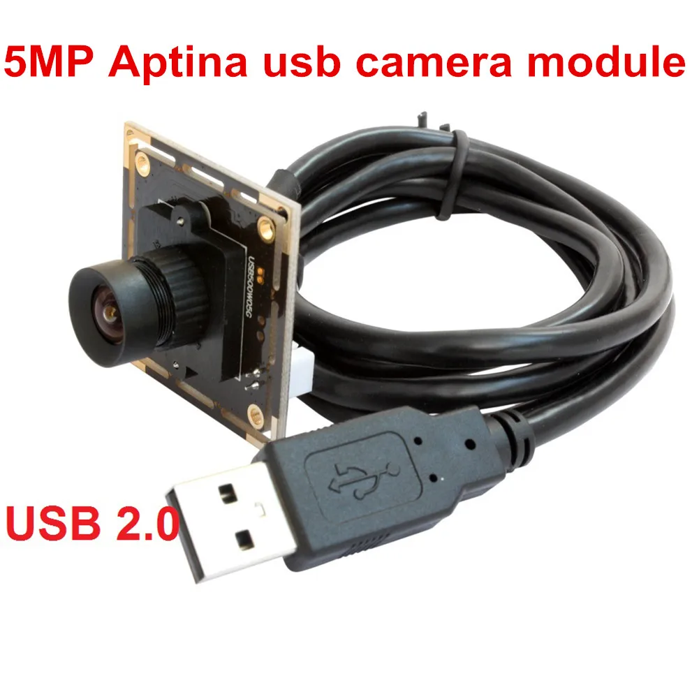 ELP Free driver 2592x1944 5MP USB 2 0 video kamera professional с Aptina MI5100 сенсором для сканера ELP-USB500W05G-FD100 |