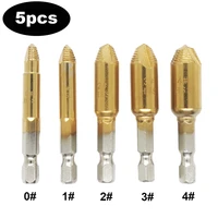 5pcsset damaged screw extractor drill bit broken bolt screw removal tool easy and quick removal of broken screws drill bit set