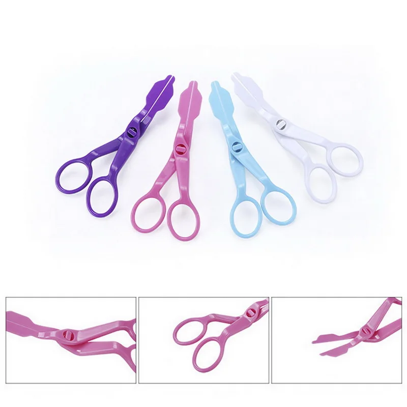 2Pcs Piping Flower Scissors Nail Safety Rose Decor Lifter Fondant Cake Decorating Tray Cream Transfer Baking Pastry Tools #1 | Дом и сад