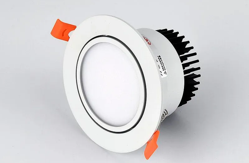 Round Dimmable Downlights 5W 7W 9W 12W 15W 18W LED Ceiling lamp recessed COB Spot lights ac85-265V Indoor Lighting | Освещение