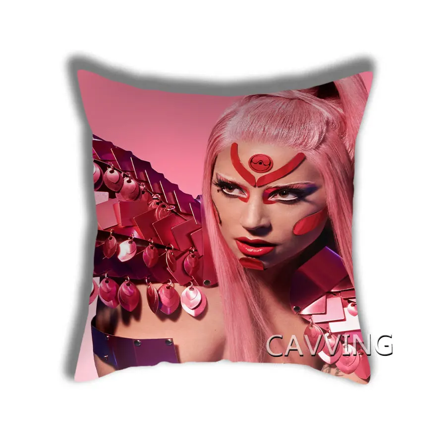LADY GAGA 3D Printed Polyester Decorative Pillowcases Throw Pillow Cover Square Zipper Cases Fans Gifts 01 | Дом и сад