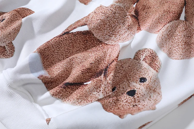 

Palm angels Popular all-match simple and cute bear print Sweatshirts