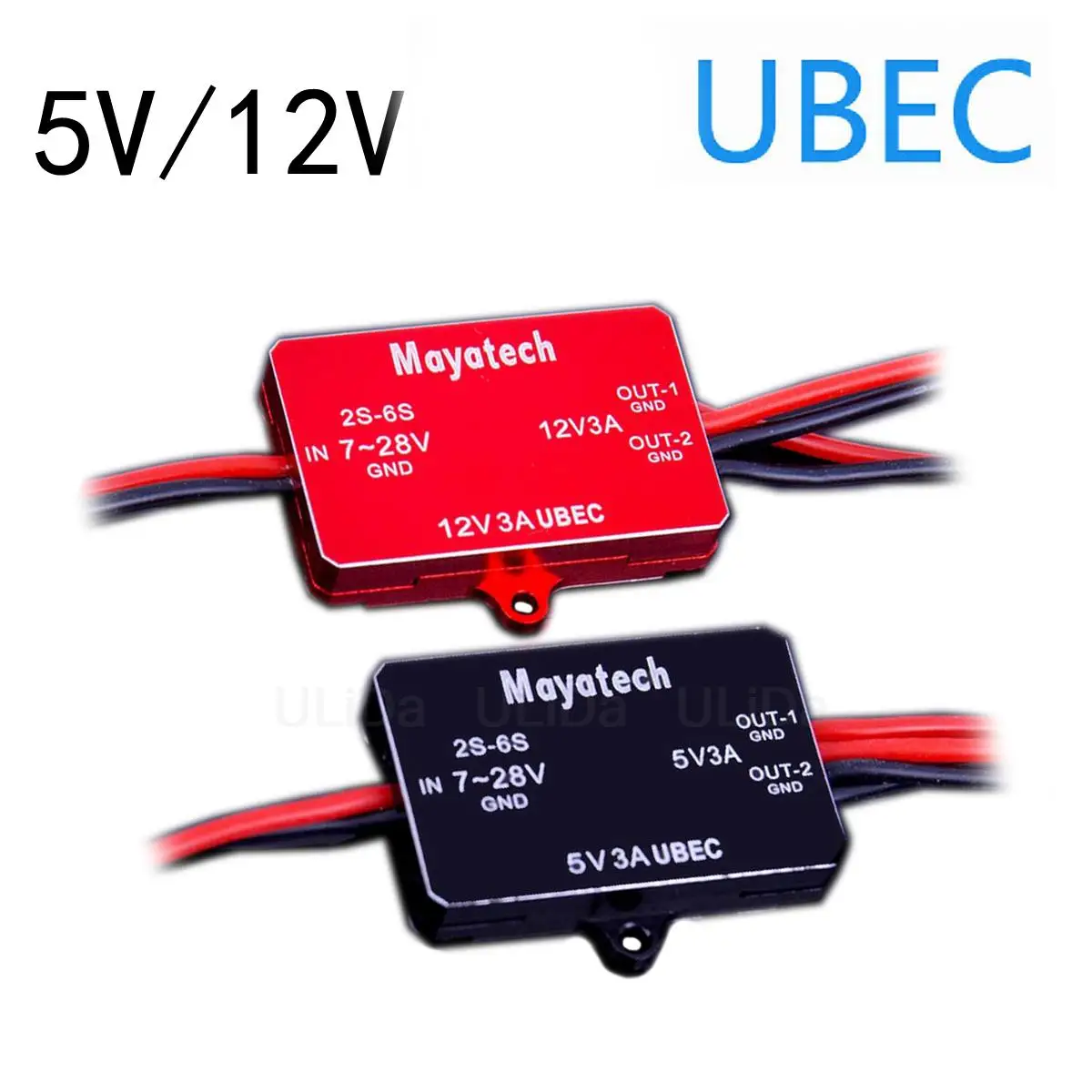 DC преобразователь понижающий модуль 3A 5V 12V Mini UBEC /w металлический корпус RC FPV
