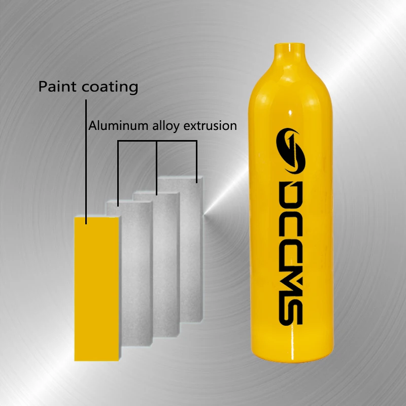 

DCCMS Mini Scuba Diving Tank Snorkel Equipment Portable 1L Large Capacity Leisure Outdoor Swimming Spare Oxygen Use 20-30 Minute