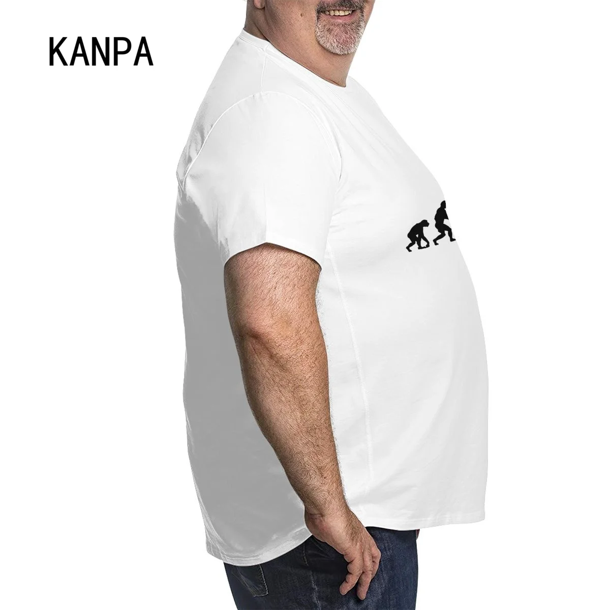 Футболка мужская оверсайз из чистого хлопка брендовая уличная одежда с принтом