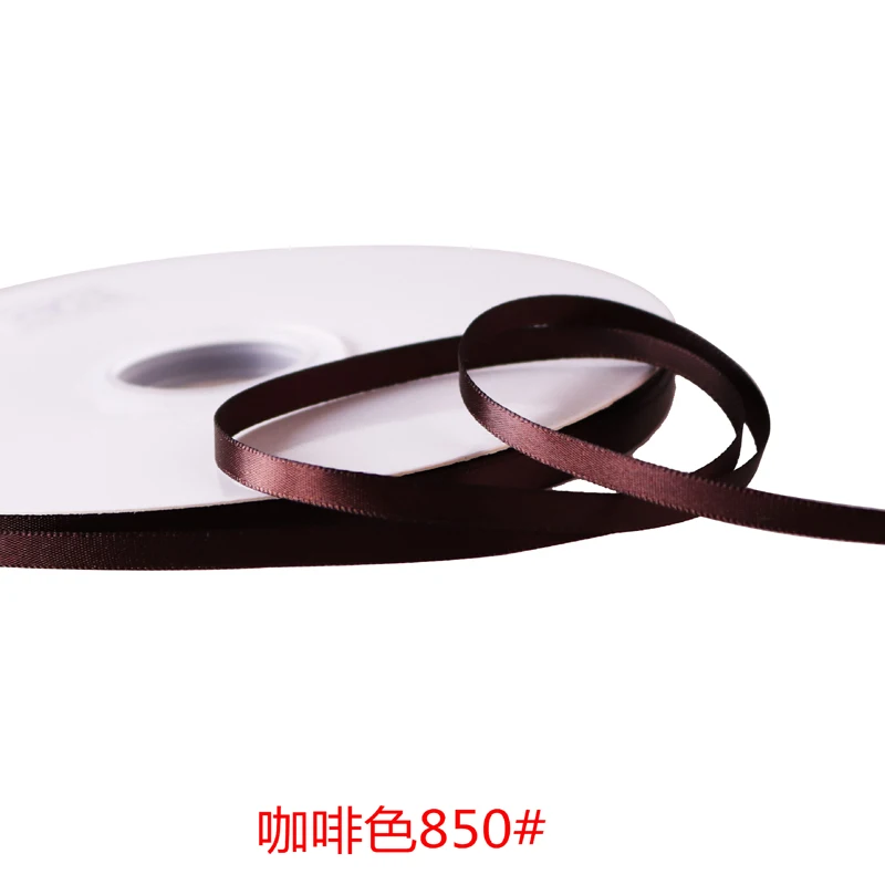 Шелковая атласная лента 5 ярдов в рулоне ленты для рукоделия банты подарков карт