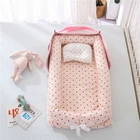Портативная многофункциональная складная дорожная спальная детская кровать, кроватка для детского гнезда, кровать для новорожденных, детские кроватки, дышащая детская кровать