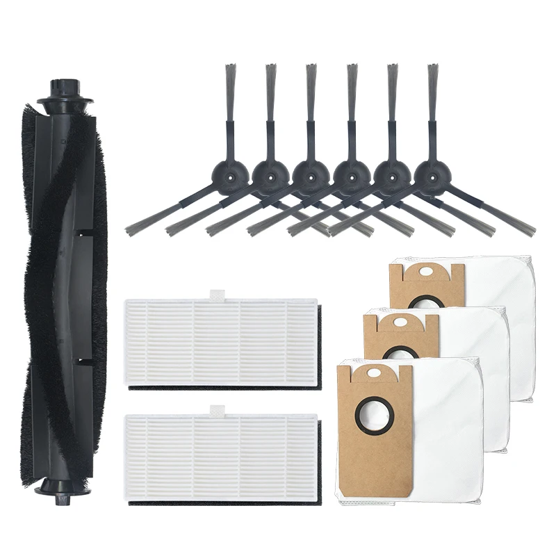 

Dust Bags Side Brushes Hepa Filter Main Brush Roller Accessories Sets Parts for VIOMI S9 Robot Vacuum Cleaner