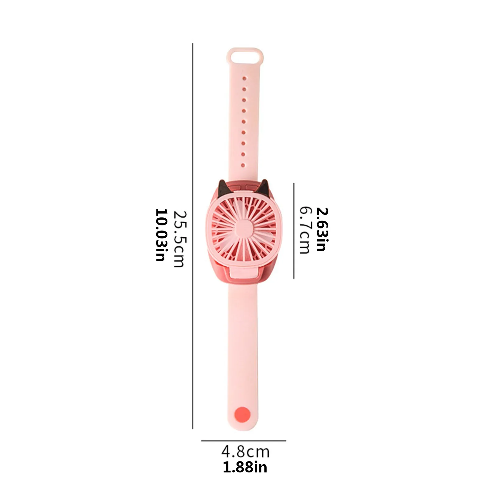 Уникальный ручной мини вентилятор для часов ультратихий Электрический с тремя