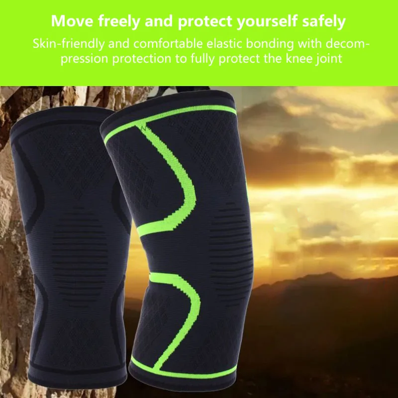 

Sports Running Cycling Gym Knee Pad Support Braces Elastic Nylon Compression Knee Protector Sleeve For Volleyball Basketbal