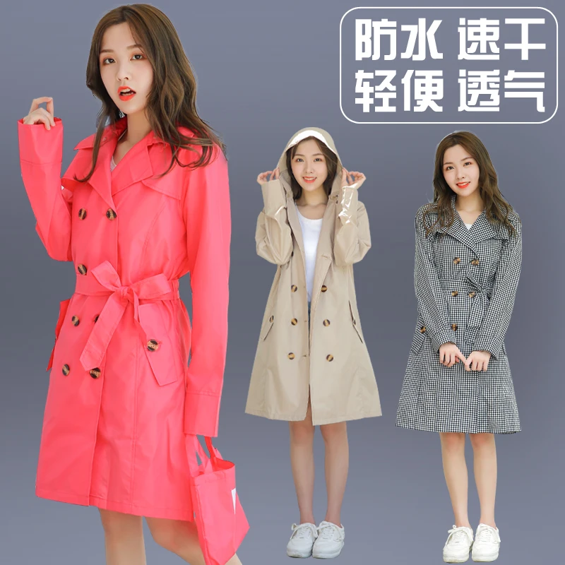 

Cute Waterproof Poncho Raincoat Jacket Hooded Outdoor Fashion Raincoat Travel Hiking Capa De Chuva Feminina Rain Gear DH50YY