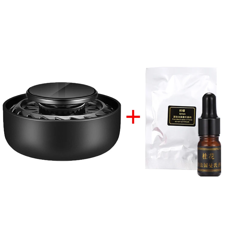 

Car Solar Powered Interior Air Freshener Auto Interior Air Purifier Rotation Flavoring Solid Scent Perfume Fragrance Diffuser